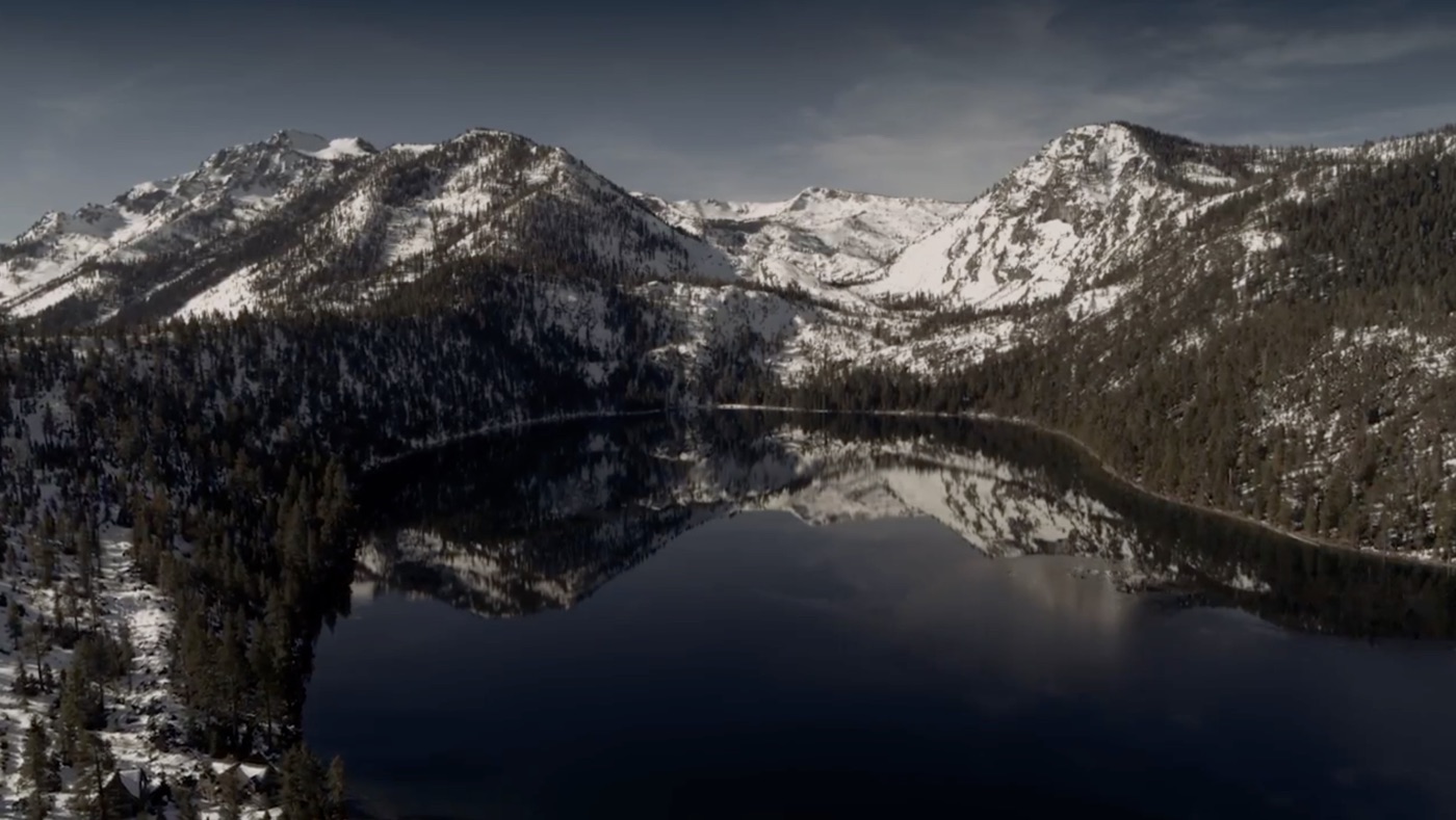 Emerald Bay drone shoot with highway shutdown