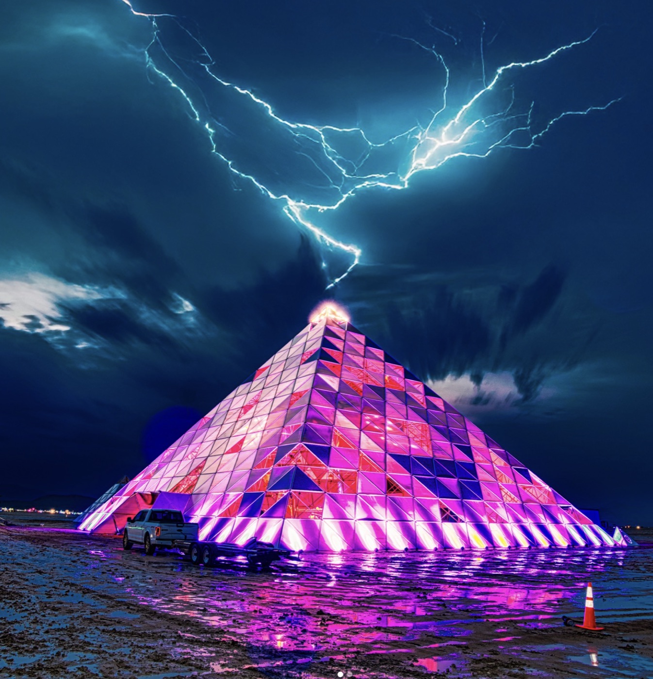 Lightning installation