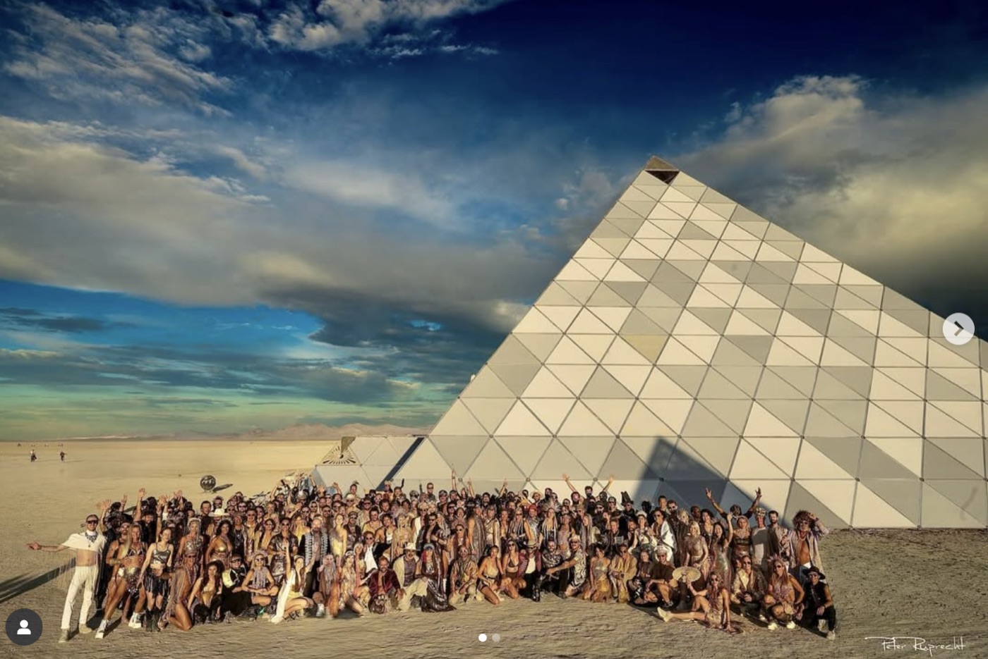 Pyramid installation